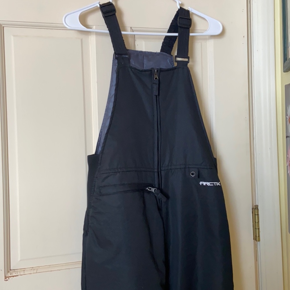 Youth snow/ski  overalls. Black.  NWOT.